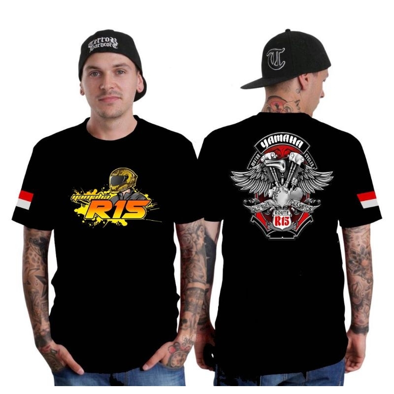 Kaos Distro Yamaha R15 V2 dan V3 Terbaru