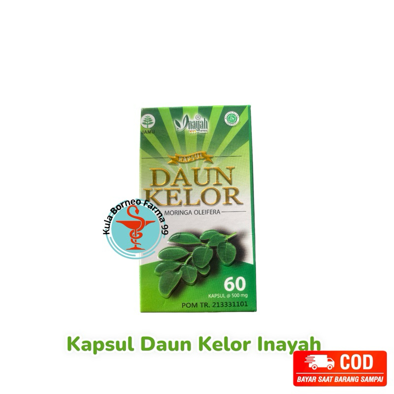 Kapsul Daun Kelor Inayah 60 Kapsul