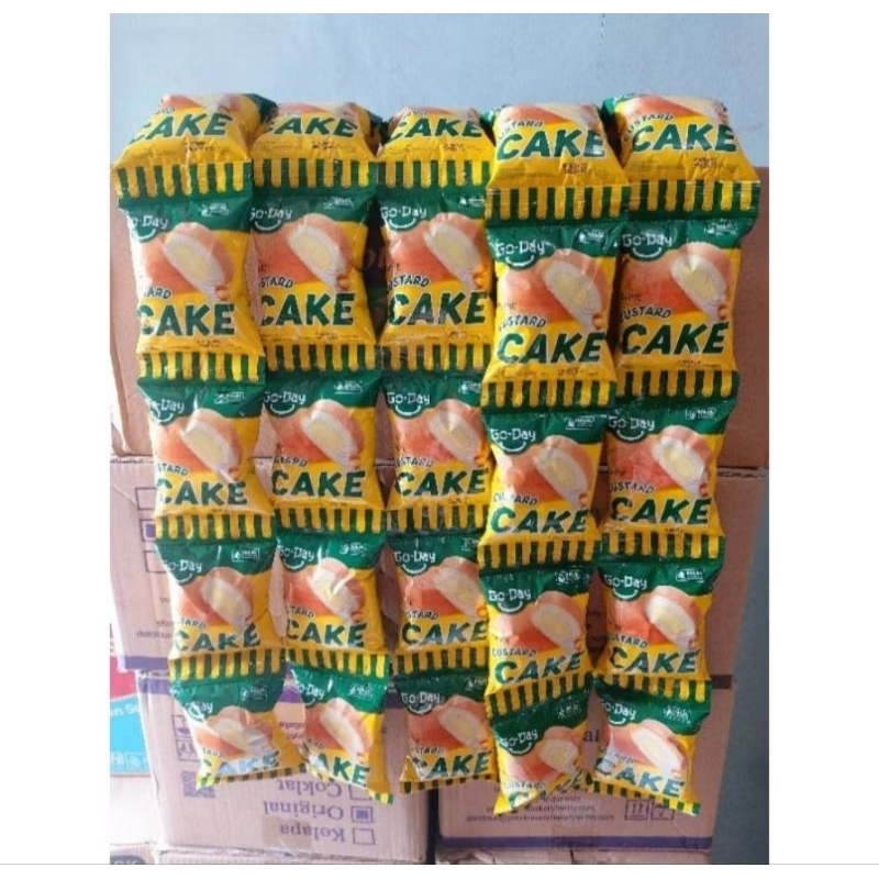 

1RENCENG/10 bungkus GO-DAY GO-PIE CUSTARD CAKE 25gr