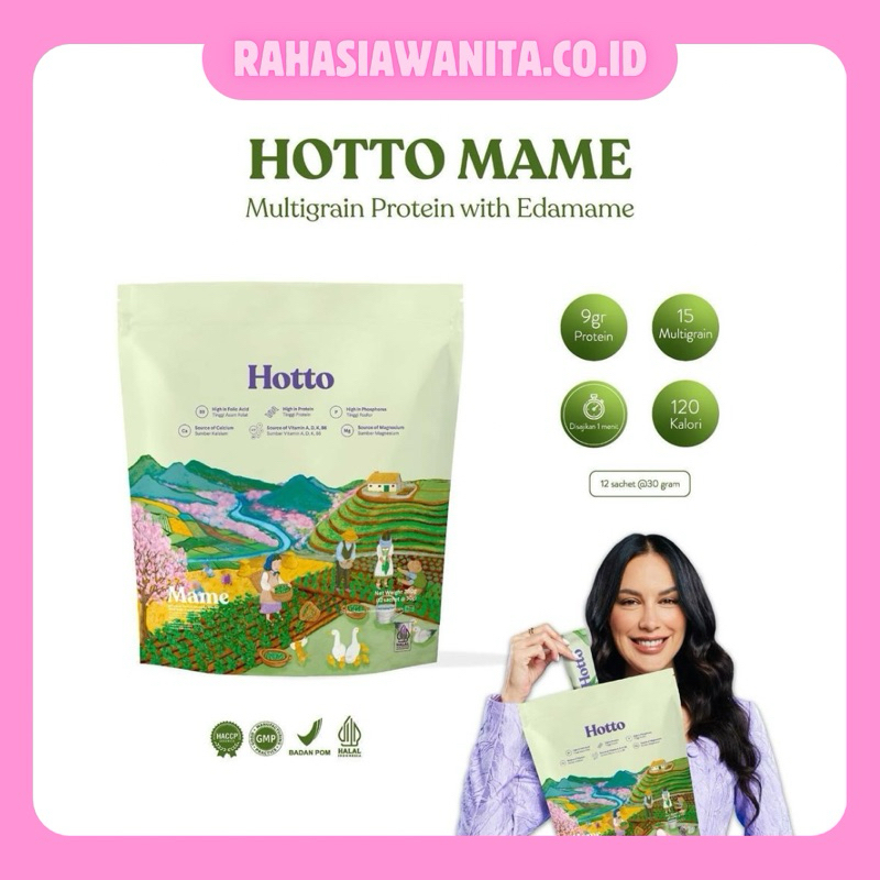 

HOTTO MAME Multigrain Protein Isi 12 Sachet