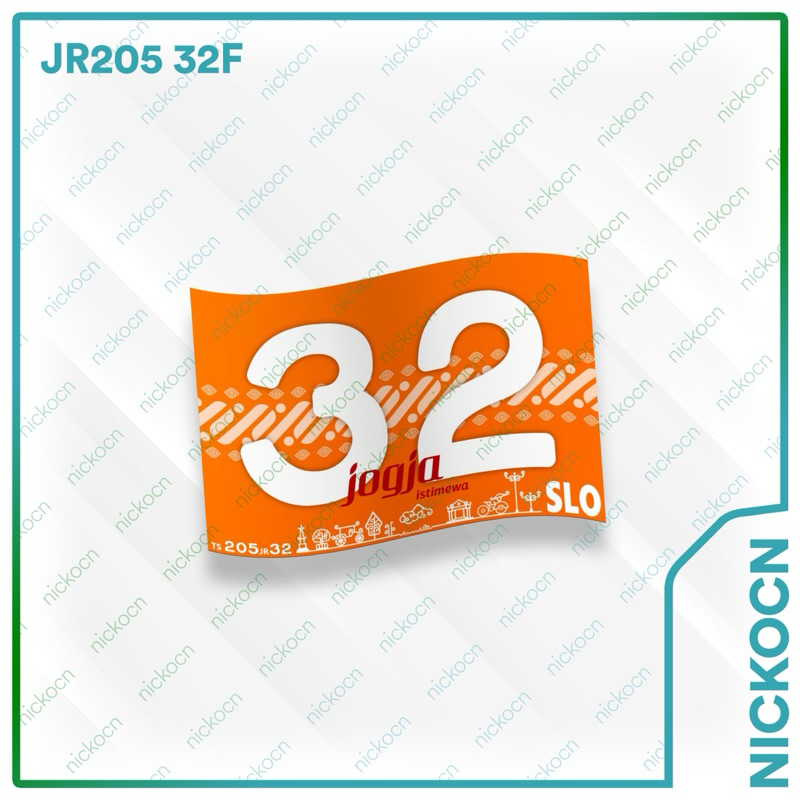 

Stiker Plat Trainset KRL