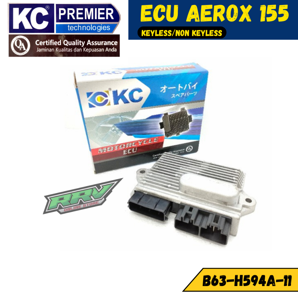 ECU/ECM AEROX 155 B63-H594A-11 KEYLESS/NON KEYLESS KC PREMIER ECU AEROX 155 KC