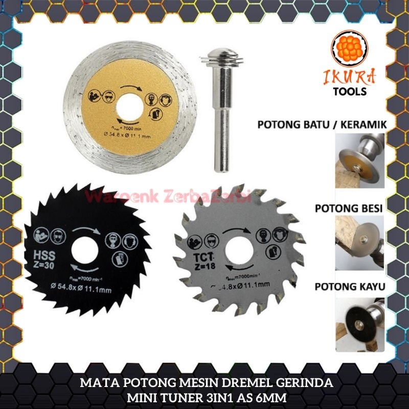 KEPALA MATA GERGAJI MESIN BOR GERINDA GURINDA DREMEL DEREMEL GRINDER MINI TUNER CIRCULAR CUTTER CUTT