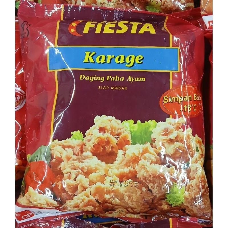 

FIESTA Karage Chicken Daging Pada Ayam 500g - HM