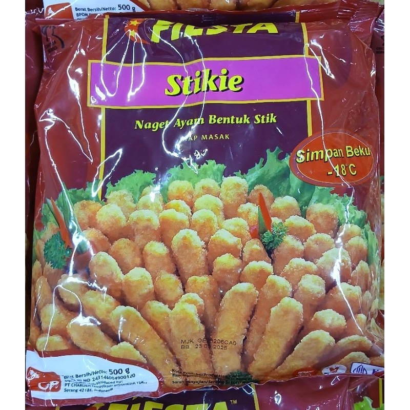 

FIESTA Stikie Chicken Naget Ayam Bentuk Stik 500g - HM