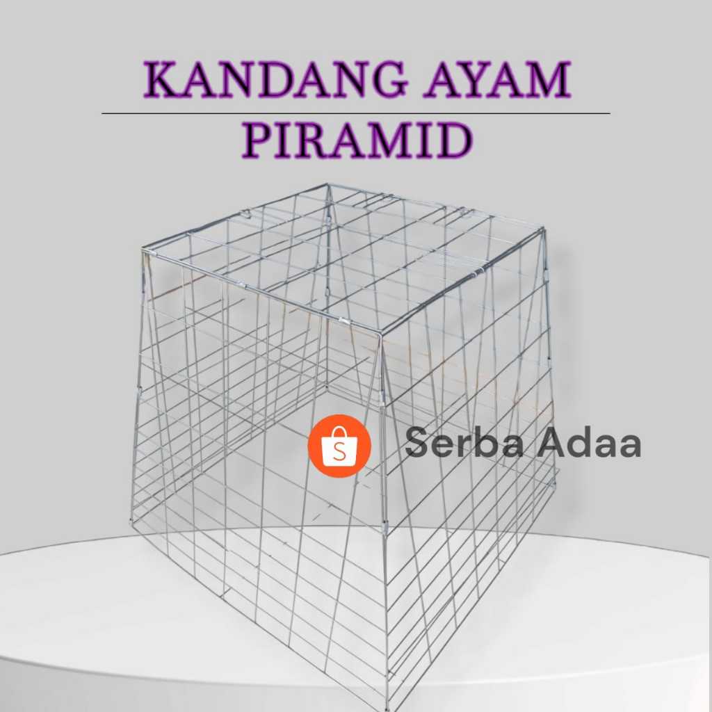 Kandang Ayam Kurungan Ayam Galvanis Piramida Pyramida Sangkar Besi Kurung Ayam Laga Jago Bangkok Jan
