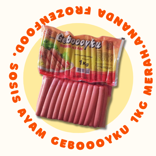 

sosis ayam geboooy ku, 500gr, 730gr, 1kg - Ananda frozen food