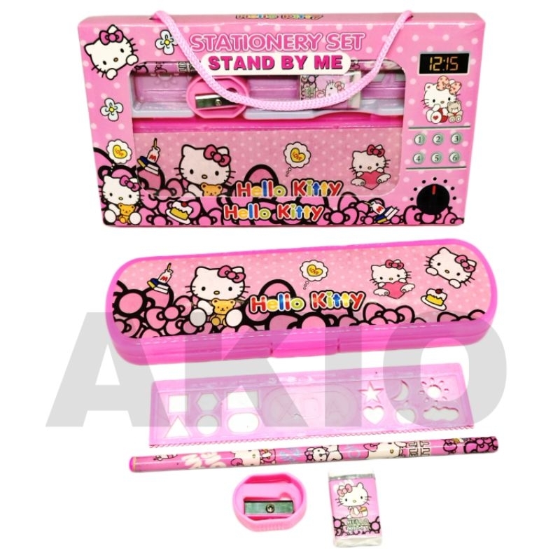 

Set Alat Tulis Anak Aesthetic Karakter HELLO KITTY 3352 Perempuan Laki Laki Sekolah SD TK Murah Lucu Lengkap 5 in 1