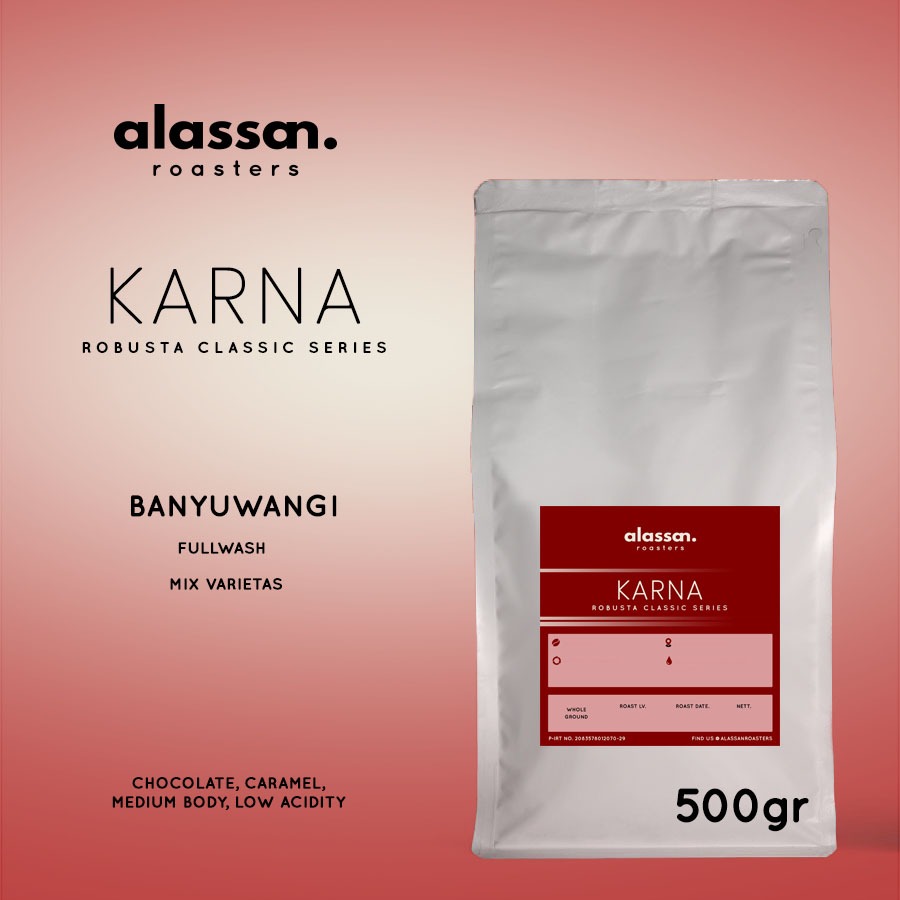 

alassan coffee, kopi robusta banyuwangi 500gr - biji atau bubuk