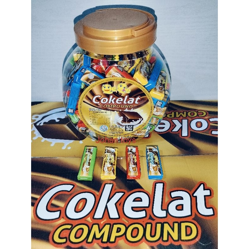 

100 PCS COKLAT COMPOUND 9,2 Gram (TOPLES)