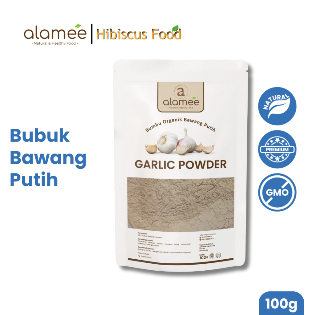 

Bawang Putih Bubuk Garlic Seasoning Powder Bumbu Masak Dapur Organik Rempah Rimpang Murni Asli 100gg