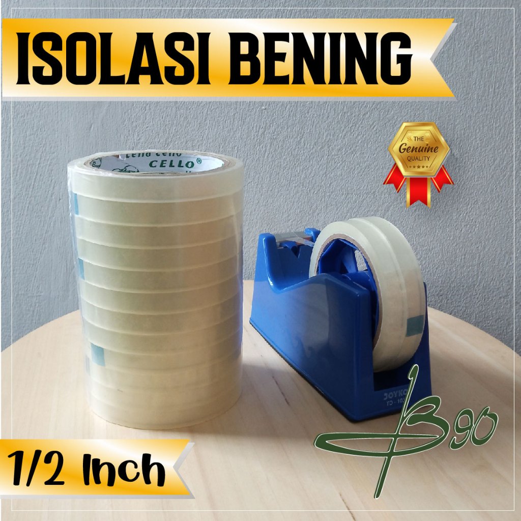 

Isolasi Bening 1/2 inch Satuan