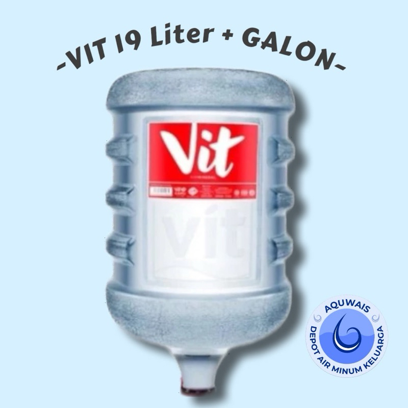 GALON VIT 19 LITER + ISINYA MAKASSAR