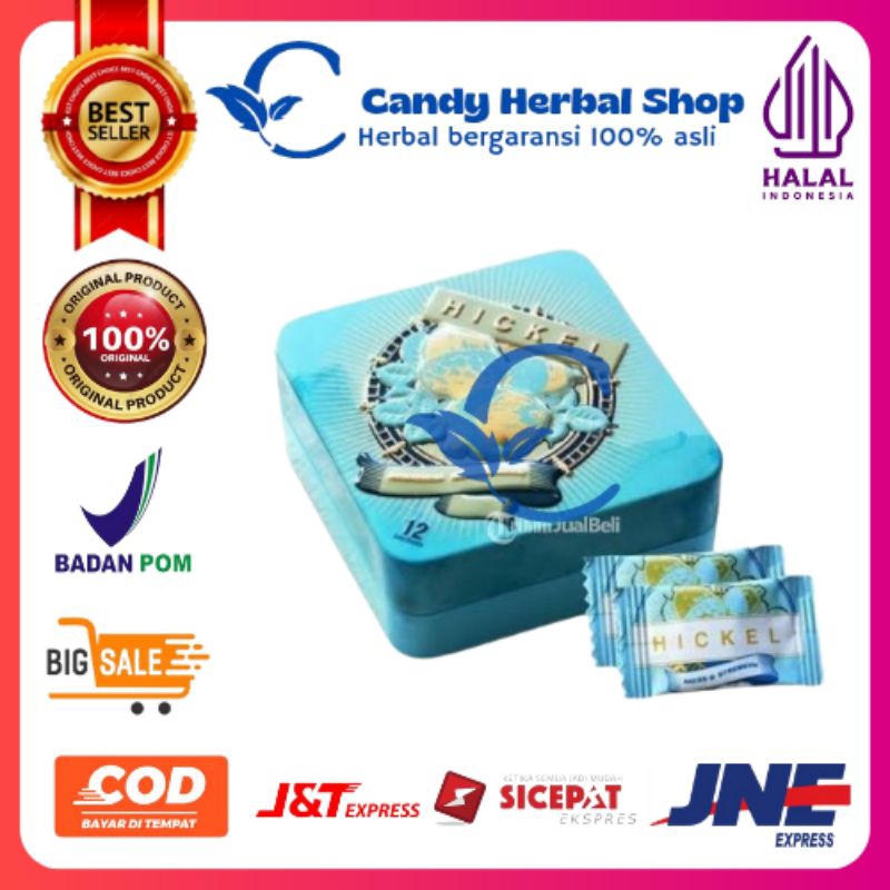 Hickel Candy - Original 1 Kaleng isi 12 Pcs