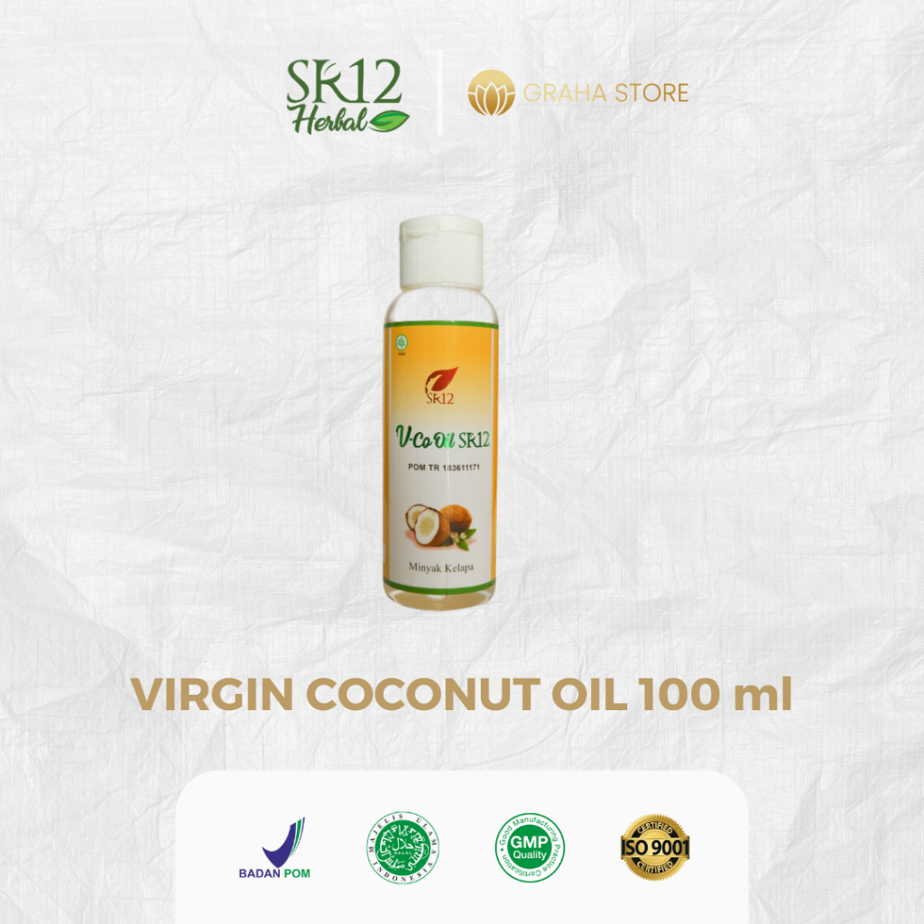 

SR12 VCO Virgin Coconut Oil Minyak Kelapa 100ml