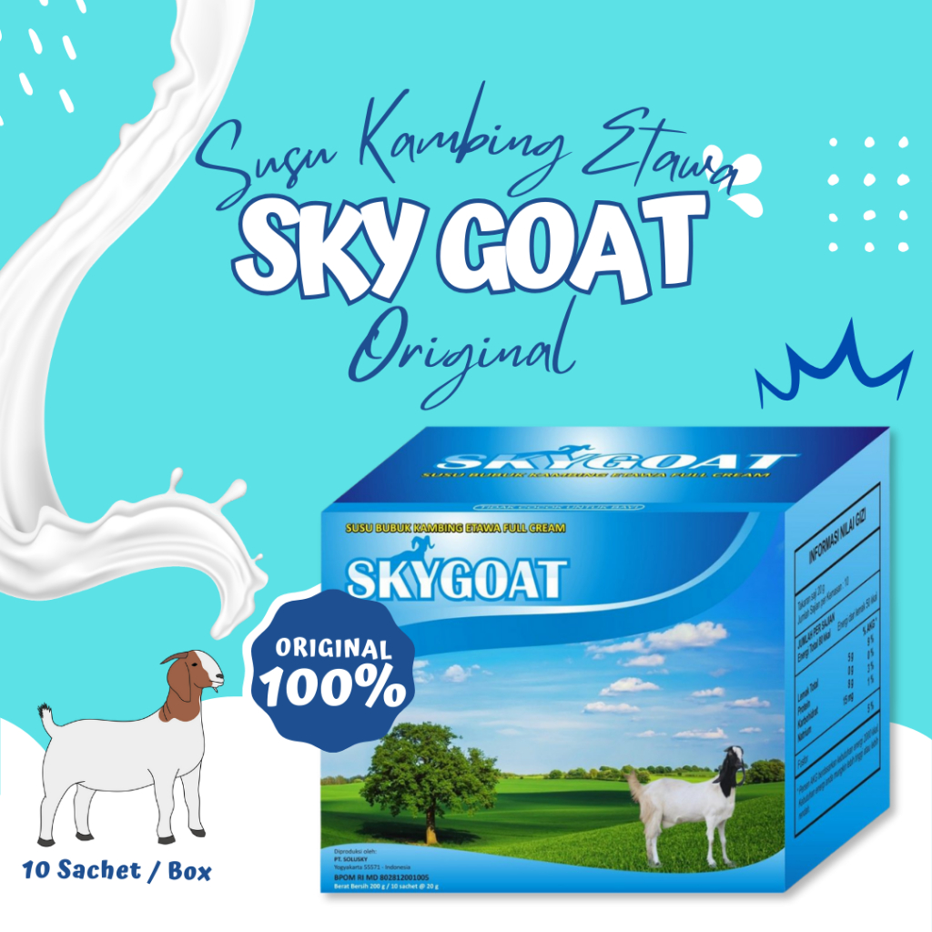 

Sky Goat Susu Kambing Etawa Bubuk Full Cream | Skygoat Original