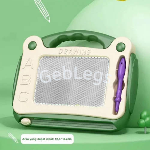 

Permainan Papan Tulis Magnetik Board Magnetic Mainan Latihan Tulis Gambar Anak Bayi Balita Safety Toys