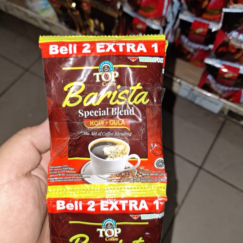 

Top Coffee BARISTA special blend 25gr renteng