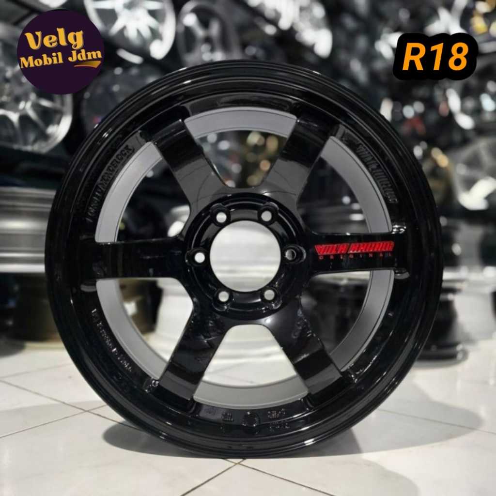 velg racing mobil r18 TE37 FLOW FORMING 18 Pajero Fortuner Triton