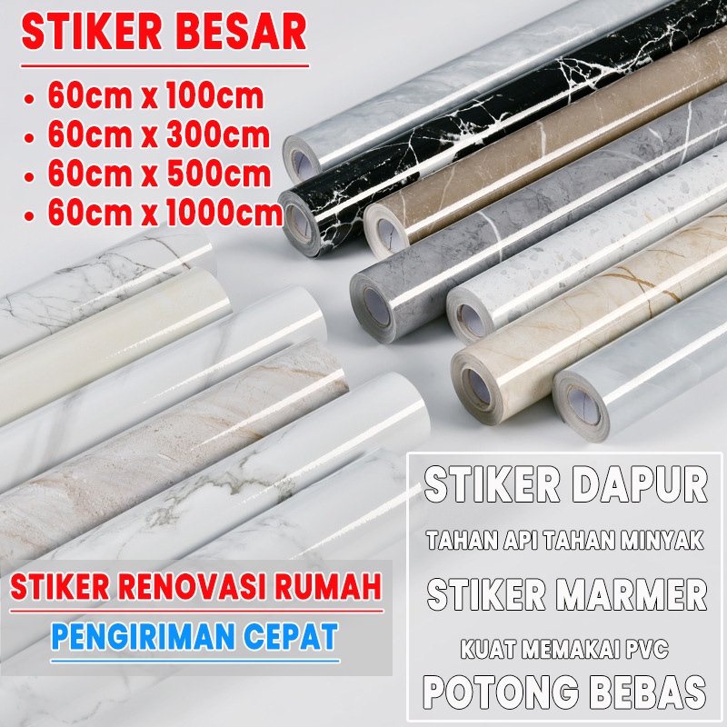【upgrade】welpeper dinding dapur stiker meja kompor walpeper dinding dapur wallpaper dapur anti minya