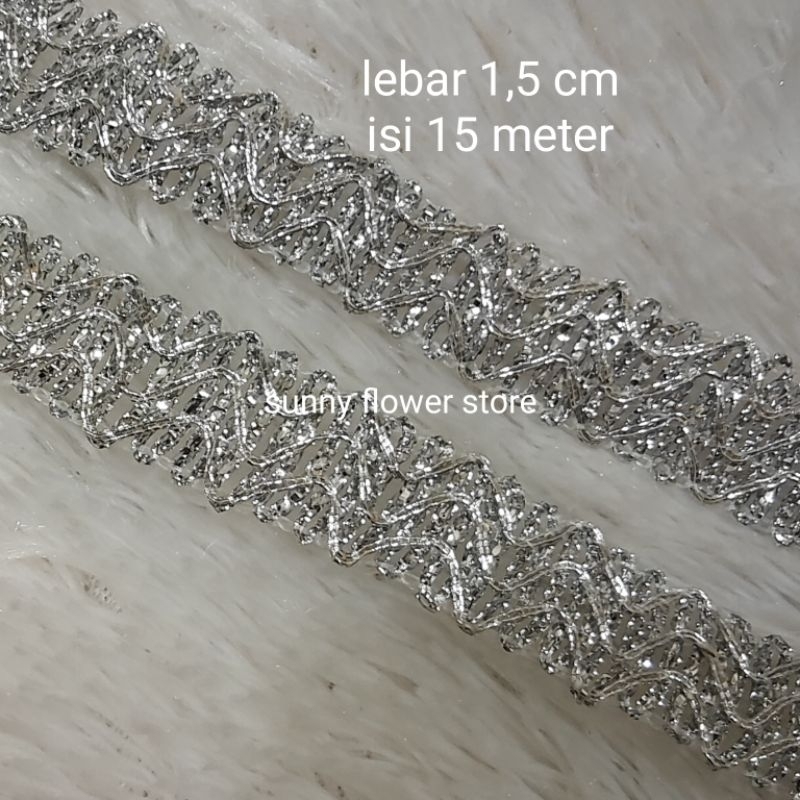 RB RENDA GOLD PAYET LEBAR 1,5 CM