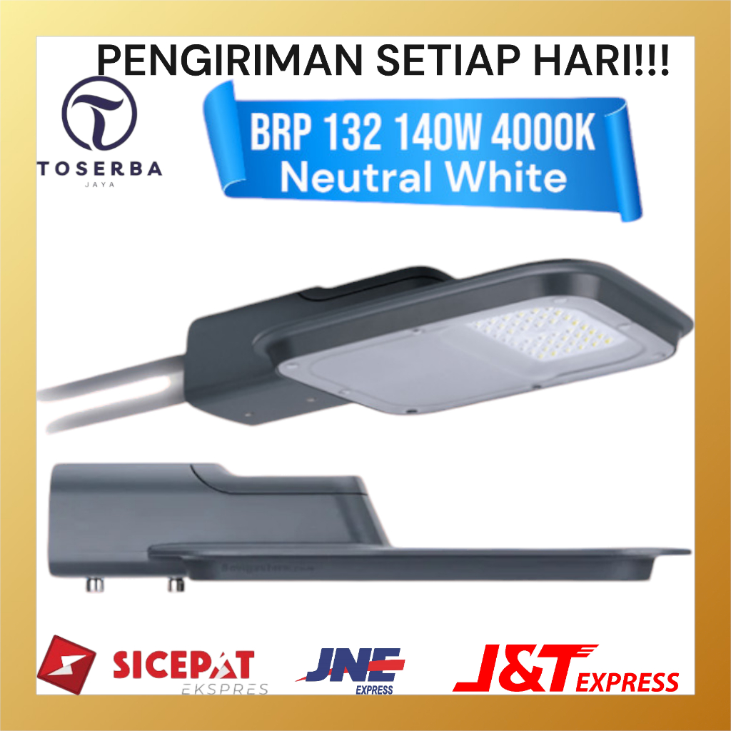 LAMPU JALAN PHILIPS BRP 132 140W- PHILIPS BRP132 LED140 NW 4000K 17500