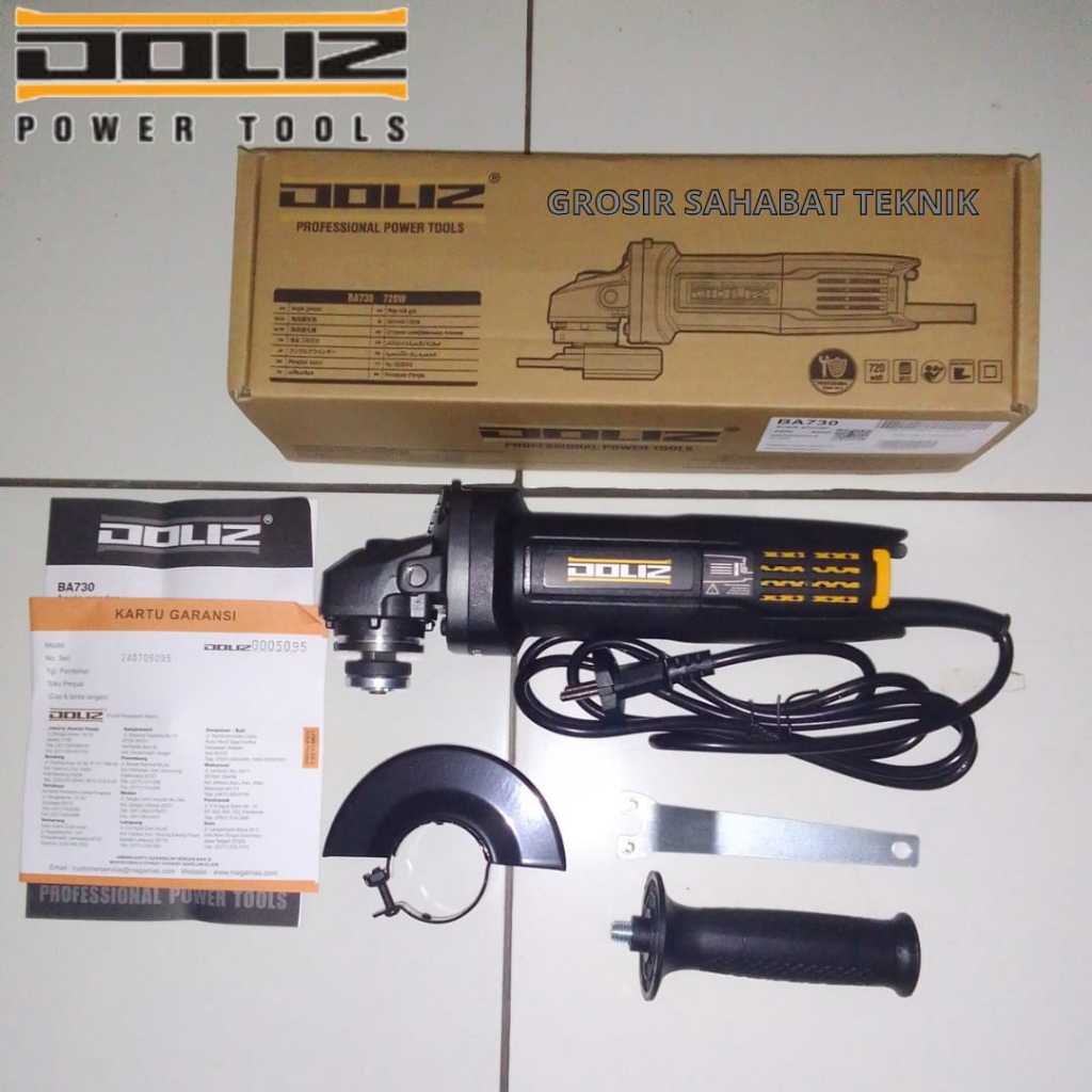 Doliz BA730 Mesin Gerinda Tangan Doliz BA730 Gerinda Angle