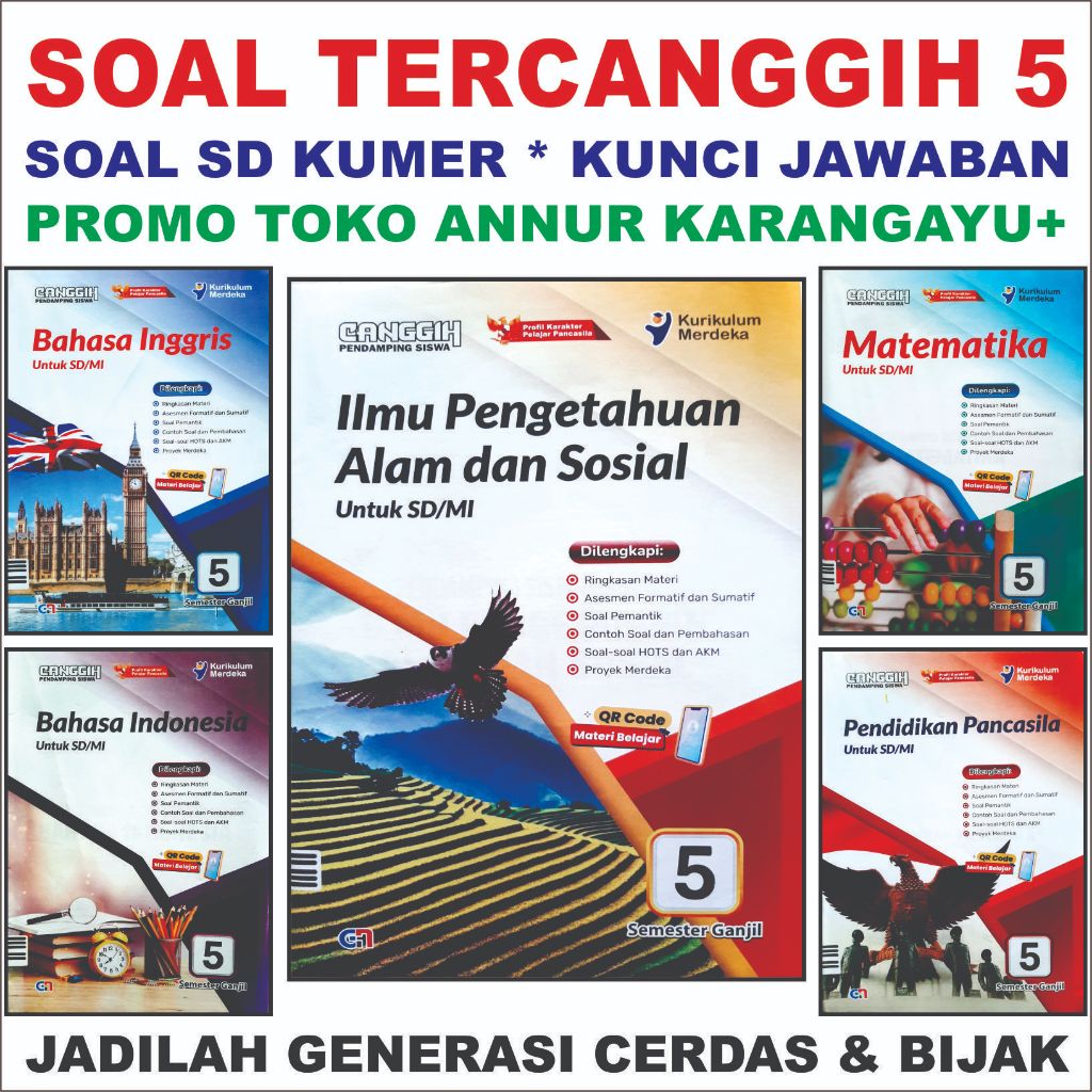 Rukapiv Soal 5 SD TERCANGGIHPro * Kunci Jawaban Kelas 5 LKS CANGGIH Promo Kurikulum Merdeka Soal Buk