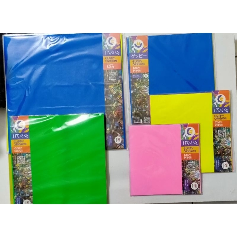 

Guppy Origami Copy Paper isi 25 Lembar / origami double face / bolak balik warna