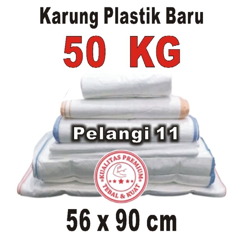 Karung 50 Kg , Karung Plastik Baru , Karung Beras