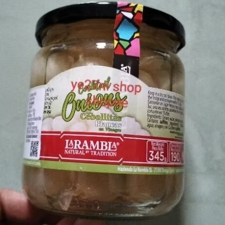 

Larambla Acar Bawang Putih Tunggal 190gr la rambla toples