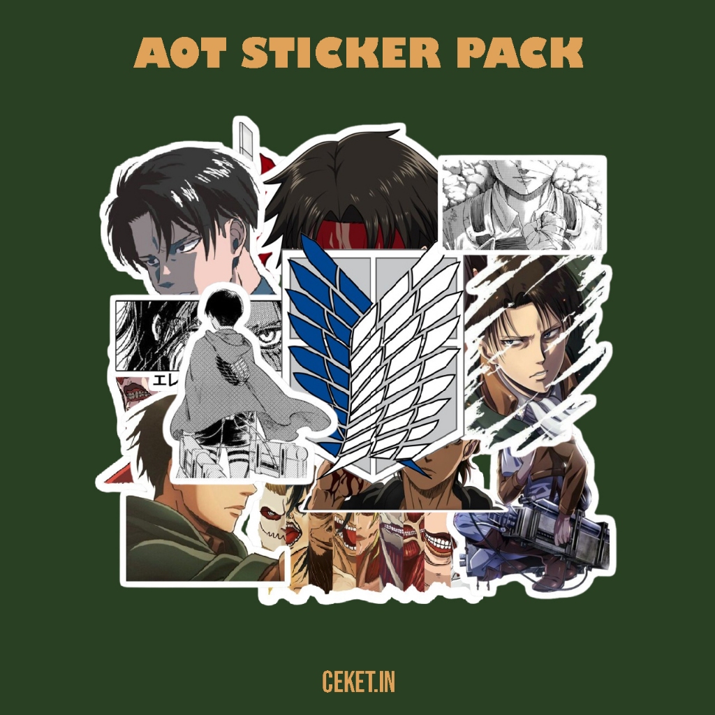 

AOT Sticker Pack A6 (14 pcs)