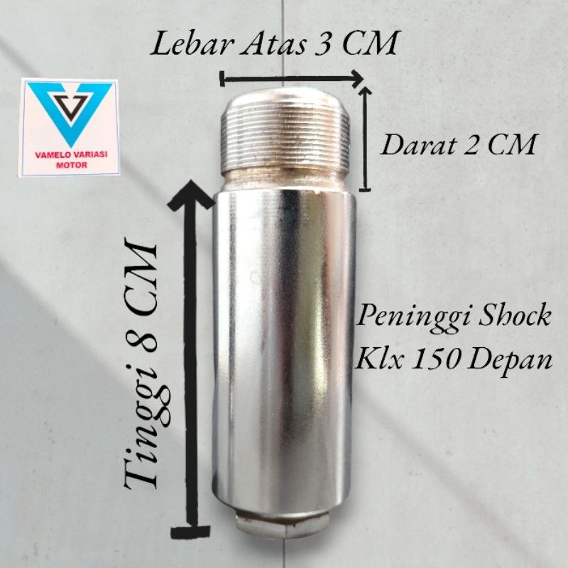 PENINGGI SHOCK DEPAN KLX 150 / SAMBUNGAN AS SHOCK DEPAN KLX 150