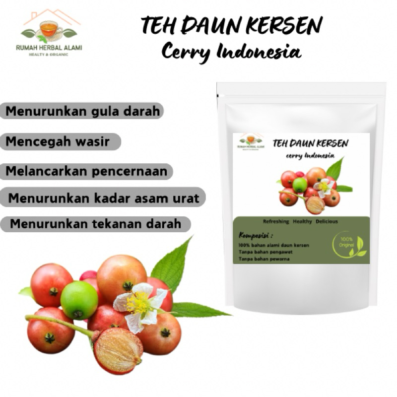 

TEH DAUN KERSEN / Cerry Indonesia isi 20pcs