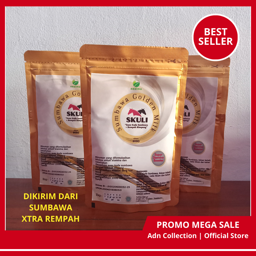

SUSU KUDA LIAR ASLI SUMBAWA dengan Rempah-Rempah Pilihan Susu Bubuk Kuda Sumbawa Ekstra Rempah