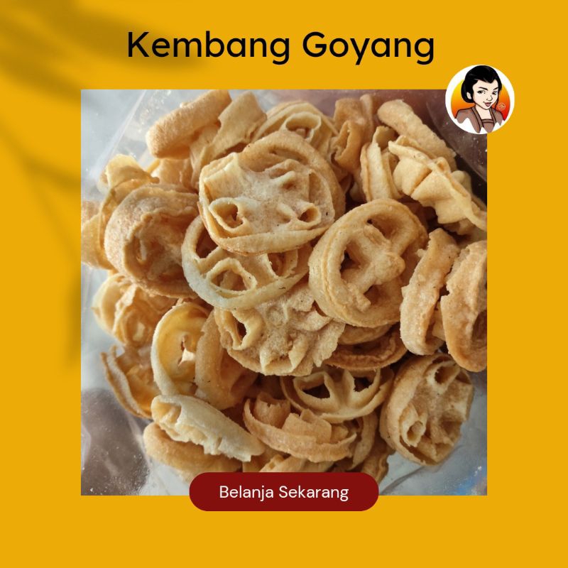 

KEMBANG GOYANG/ CAMILAN MAK'E/ OMAH TAWON/ JAJANAN JADUL/ CEMILAN/ JAJANAN LEBARAN/ SNACK KILOAN