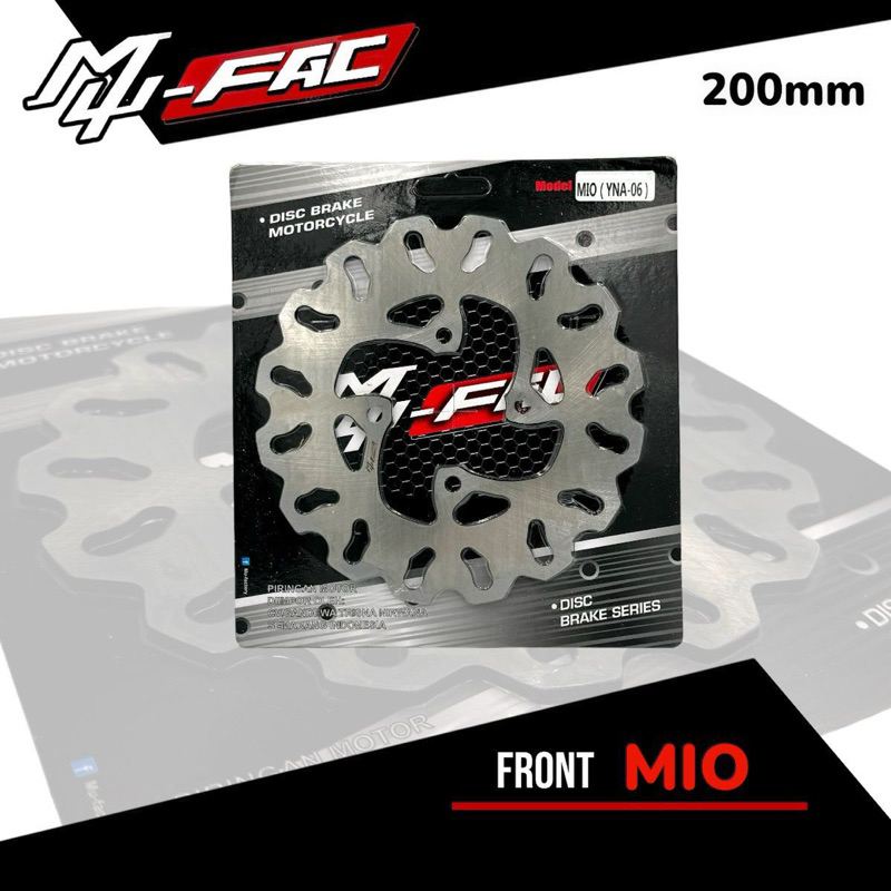CAKRAM PIRINGAN DISC BRAKE DEPAN MUFAC | YAMAHA MIO J & MIO 190MM 200MM PNP