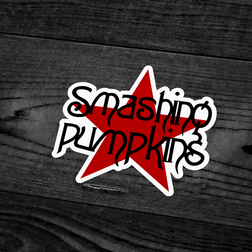 THE SMASHING PUMPKINS  Sticker Band THE SMASHING PUMPKINS (BOOTLEG)