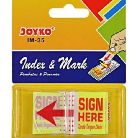 

DISKON HEBOH HINGGA 5 Sign Here IM35Memo Stick TempelStiker Sign Here