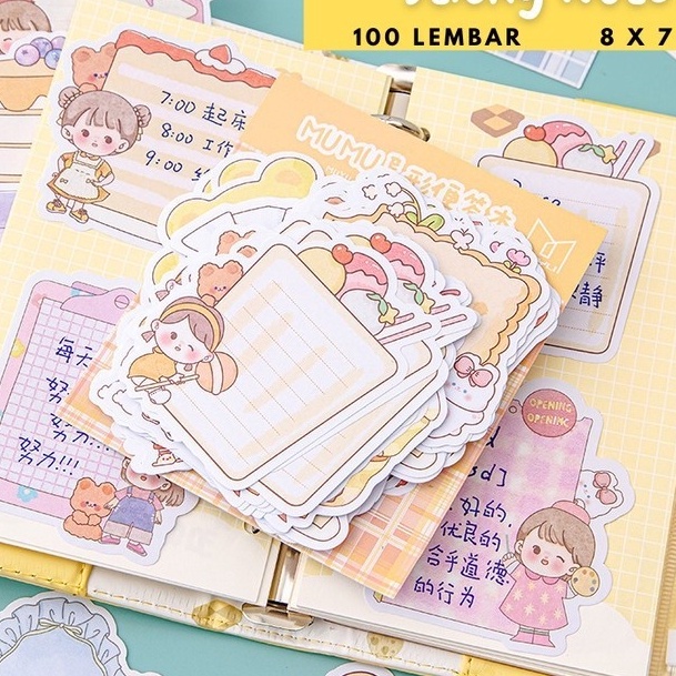 

BERLIPAT GANDA Sticky Note Memo Pad Kertas Memo Tempel Note Pad ST39