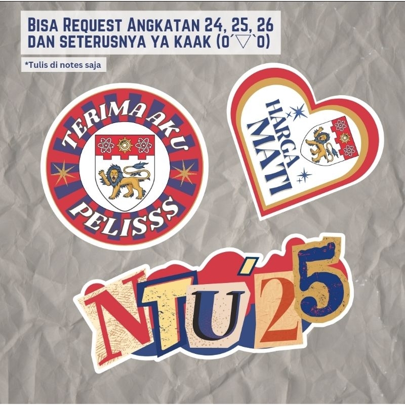 

STIKER NTU - Nanyang Technological University Stiker Camaba PTLN Top STICKER KAMPUS TERKENAL IPAD MOBIL HAPE HANDPHONE CASING CASE GLOSSY WATERPROOF ANTI GORES AWET BAGUS LUCU KEREN