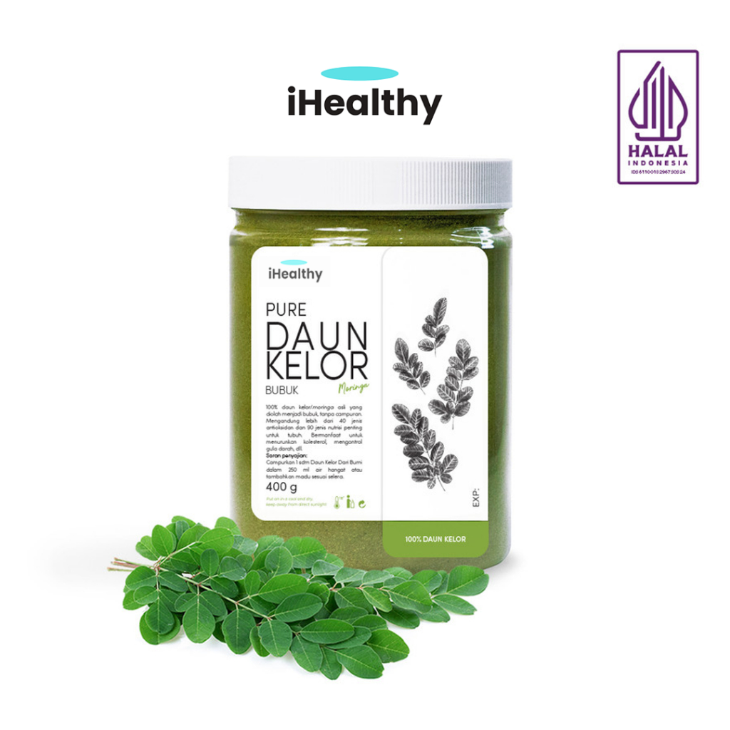 

Daun Kelor Bubuk Organik 400 gr Premium Pure Organik Sehat Alamai Siap Pakai