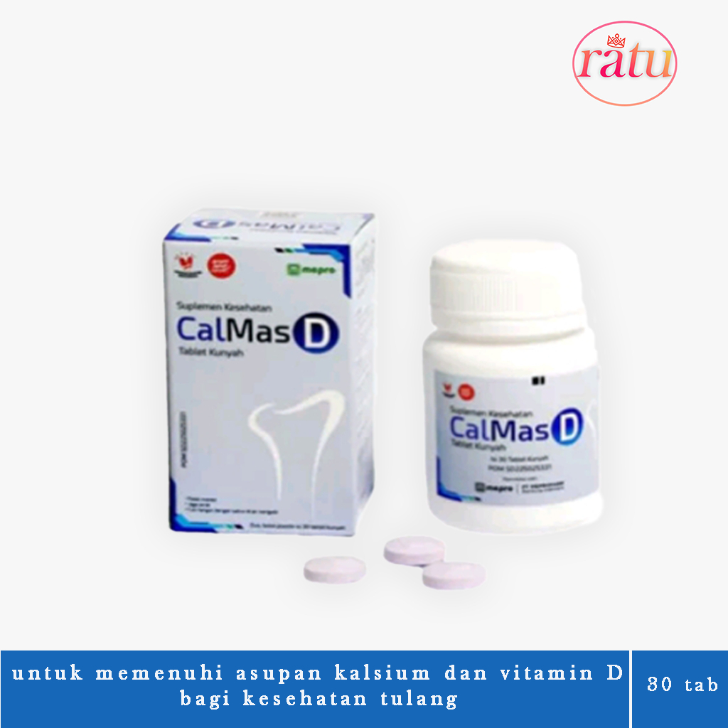 Calmas D isi 30 tablet / botol