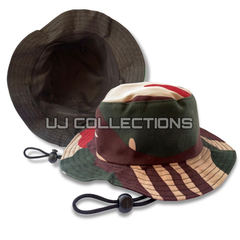 Topi anak model rimba loreng kopassus - Topi rimba outdoor fashion anak unisex kids army