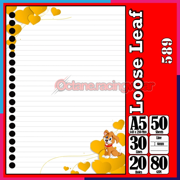 

Loose Leef Leaf A5 Isi 50 Lembar Binder Karakter Bunga pink Love cute Lucu Anime Cewe my Melody Hello Kitty Kucing Hewan Terbaru Polos refil Refill Vol-07