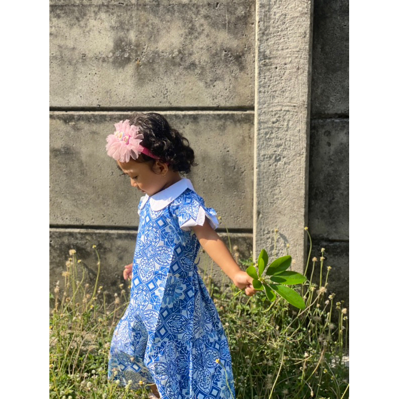 Batik Anak Perempuan Dayana Dress Batik Anak perempuan Dress Batik