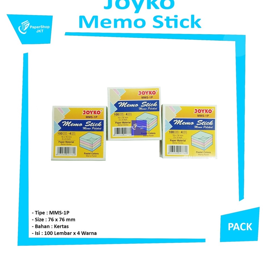 

PENAWARAN TERBATAS Memo Stick MMS1P Memo Stick Pack