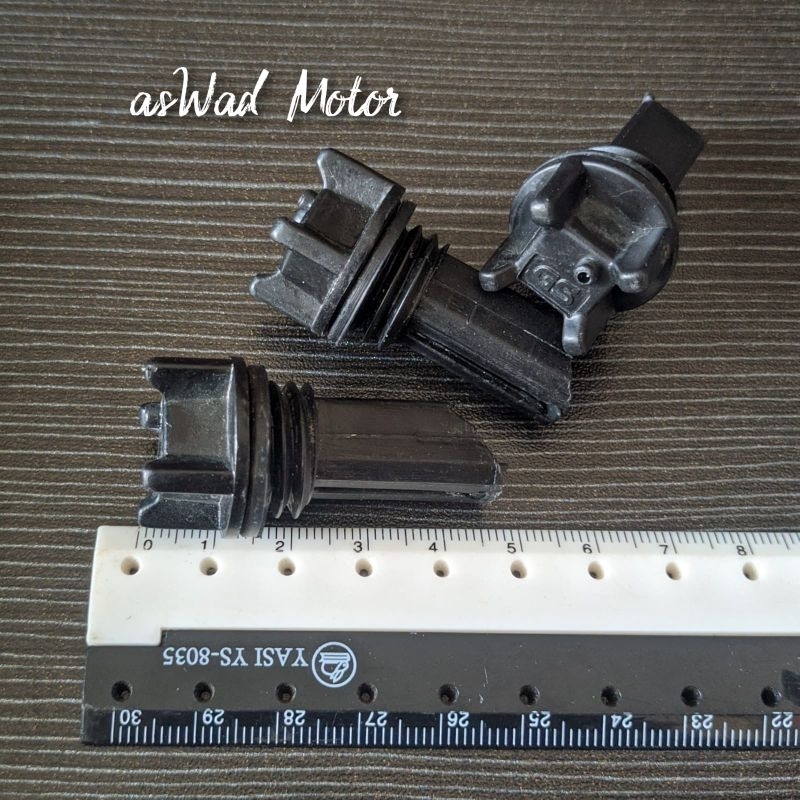 1pcs Baut Tutup Accu GS Mobil Drat 17,5mm + Seal / Tutup Accu Besar Mobil / Tutup Aki Mobil / Baut T