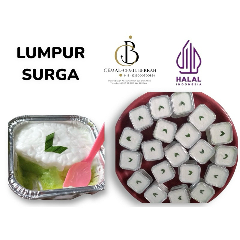 

KUE BASAH LUMPUR SURGA LEZAATT MIN 15pcs