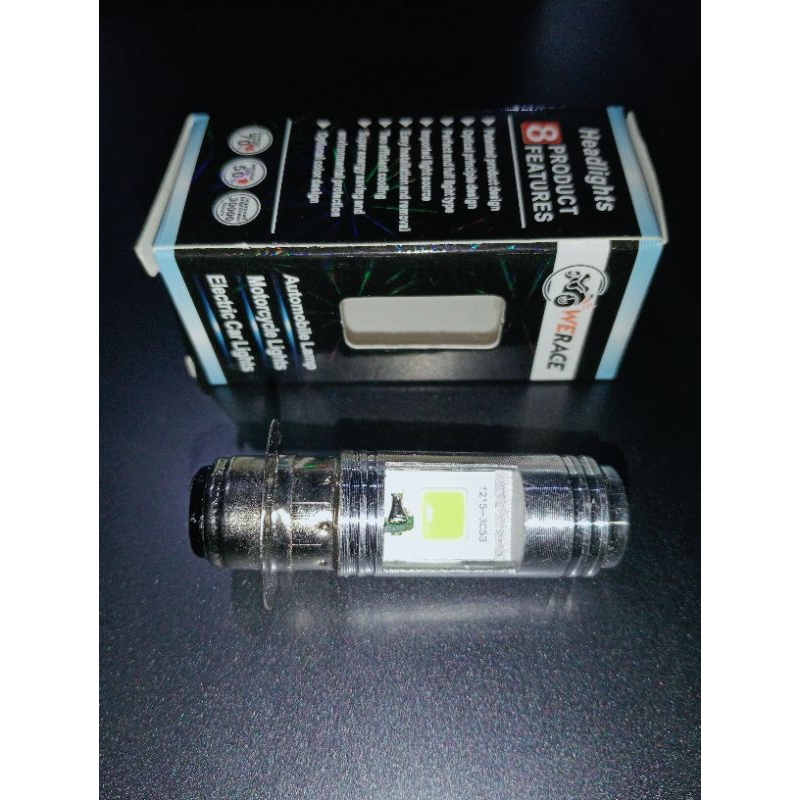 BOHLAM LAMPU DEPAN LED MOTOR BEAT BEAT FI VARIO MIO J MIO M3 AC/DC